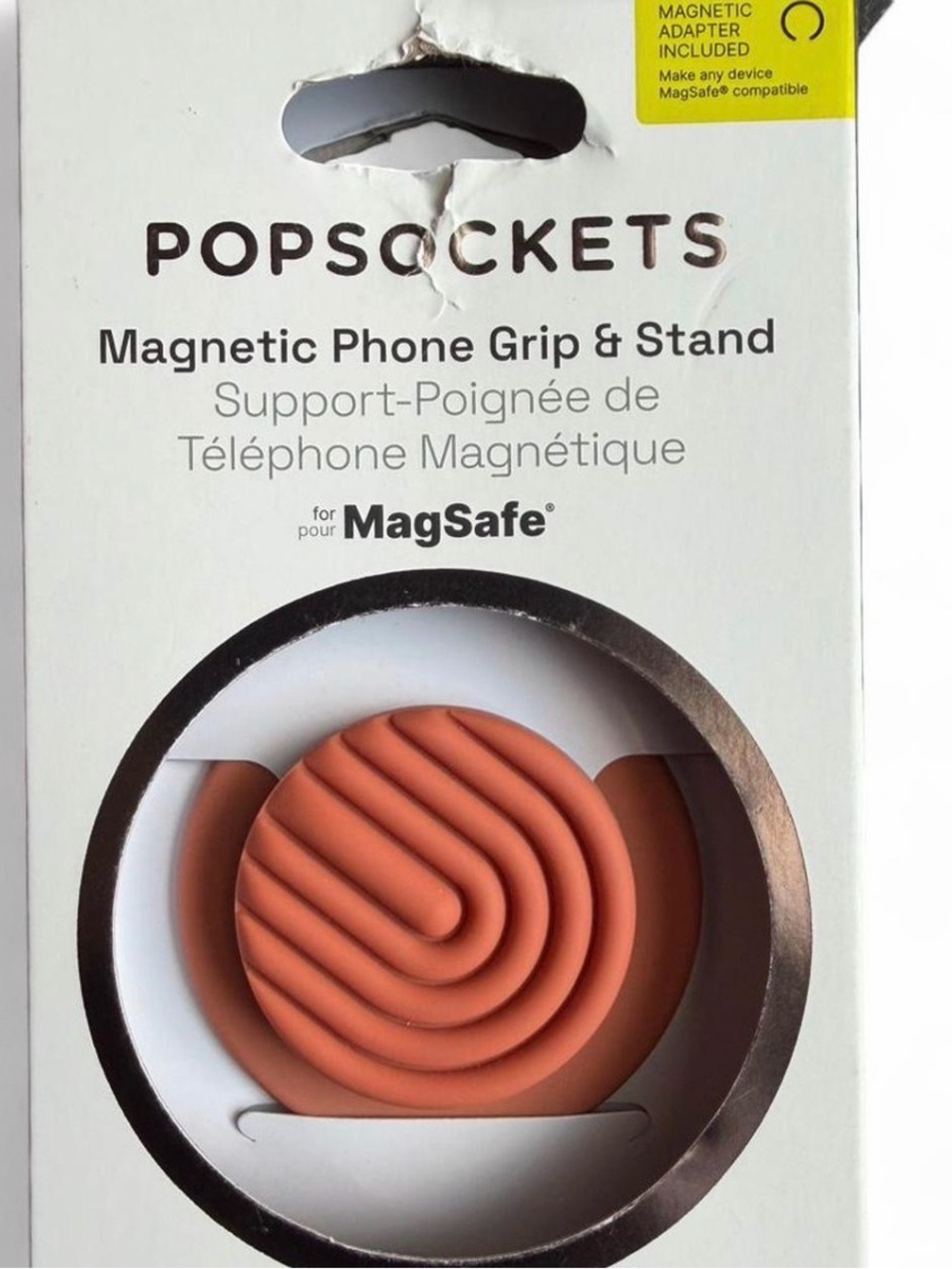 PopSocket Magnetic Phone Grip & Stand - Terracotta Orange